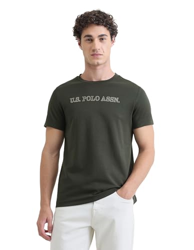 U.S.Polo Association Men's Solid Slim Fit T-Shirt