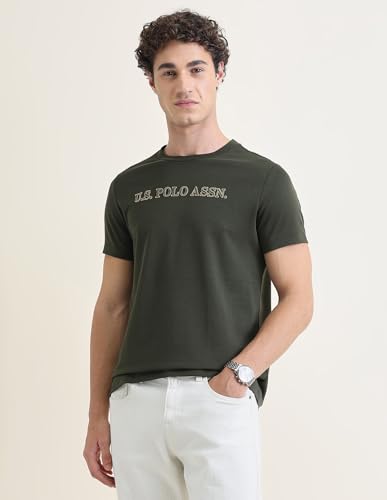 U.S.Polo Association Men's Solid Slim Fit T-Shirt