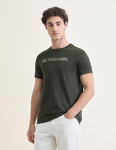 U.S.Polo Association Men's Solid Slim Fit T-Shirt