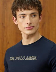 U.S.Polo Association Men's Solid Slim Fit T-Shirt