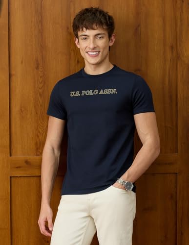 U.S.Polo Association Men's Solid Slim Fit T-Shirt
