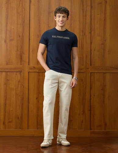U.S.Polo Association Men's Solid Slim Fit T-Shirt