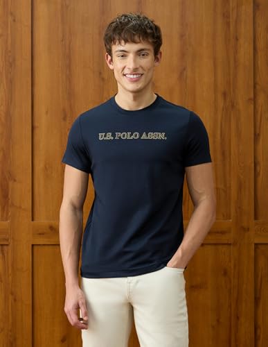 U.S.Polo Association Men's Solid Slim Fit T-Shirt