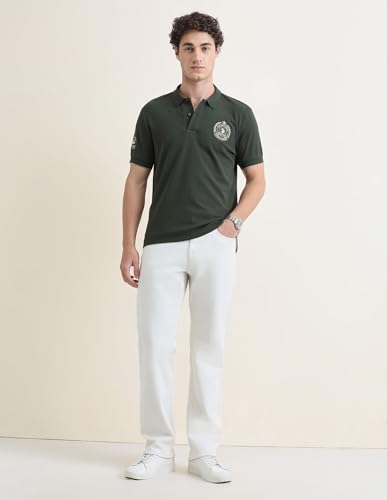 U.S.Polo Association Men's Solid Slim Fit Polo Shirt