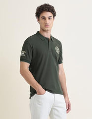 U.S.Polo Association Men's Solid Slim Fit Polo Shirt