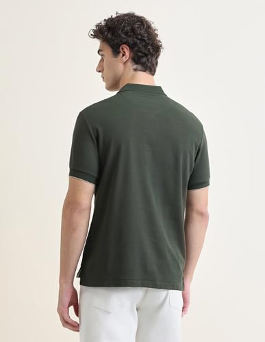U.S.Polo Association Men's Solid Slim Fit Polo Shirt