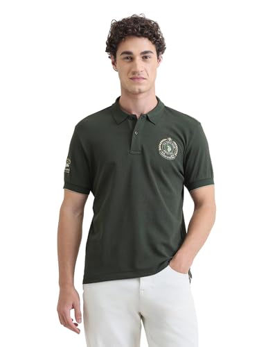 U.S.Polo Association Men's Solid Slim Fit Polo Shirt