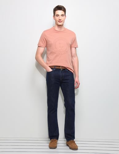 U.S.Polo Association Men's Brand Embossed Slim Fit T-Shirt