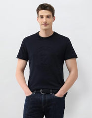 U.S.Polo Association Men's Brand Embossed Slim Fit T-Shirt