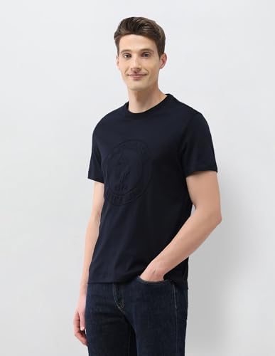 U.S.Polo Association Men's Brand Embossed Slim Fit T-Shirt