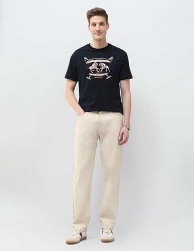 U.S. Polo Assn. Denim Co. Men's Motel On The Coast Muscle Fit T-Shirt (UDTSH4027_Navy_L)