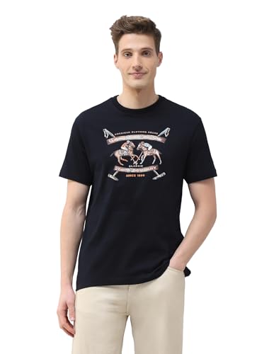 U.S. Polo Assn. Denim Co. Men's Motel On The Coast Muscle Fit T-Shirt (UDTSH4027_Navy_L)