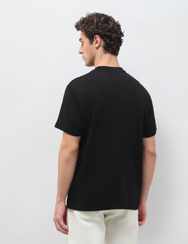 U.S. Polo Assn. Denim Co. Men's Brand Embroidered Slim Fit T-Shirt (UDTSH4031_Black_XL)