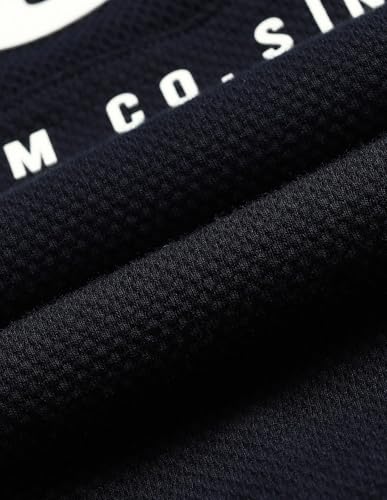 U.S. Polo Assn. Denim Co. Men's Textured Brand Printed Motel On The Coast T-Shirt (UDTSH4050_Navy_S)