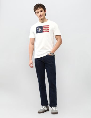 U.S. Polo Assn. Denim Co. Men's Graphic Brand Appliqued Motel On The Coast T-Shirt