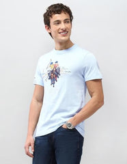 U.S. Polo Assn. Denim Co. Men's Graphic Printed Motel On The Coast T-Shirt
