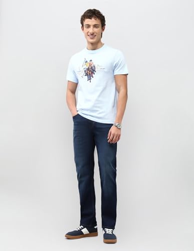 U.S. Polo Assn. Denim Co. Men's Graphic Printed Motel On The Coast T-Shirt