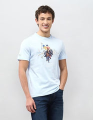 U.S. Polo Assn. Denim Co. Men's Graphic Printed Motel On The Coast T-Shirt