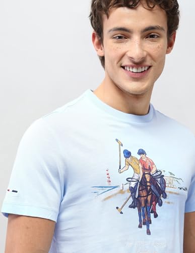 U.S. Polo Assn. Denim Co. Men's Graphic Printed Motel On The Coast T-Shirt
