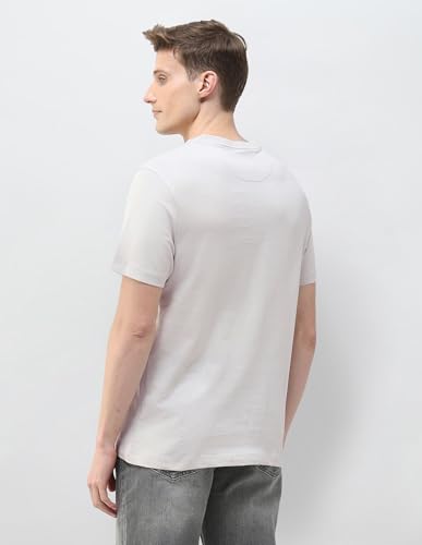 U.S. Polo Assn. Denim Co. Men's Motel On The Coast Slim Fit T-Shirt (UDTSH4060_Light Grey_L)