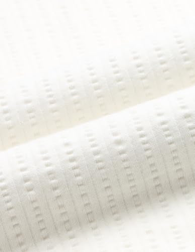 U.S. Polo Assn. Denim Co. Men's Textured Slim Fit Polo Shirt (UDTSH4099_Ivory_L)