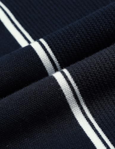 U.S. Polo Assn. Denim Co. Men's Motel On The Coast Muscle Fit Polo Shirt (UDTSH4120_Navy_L)