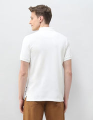 U.S. Polo Assn. Denim Co. Men's Graphic Brand Printed Motel On The Coast Polo Shirt (UDTSH4146_Ivory_S)