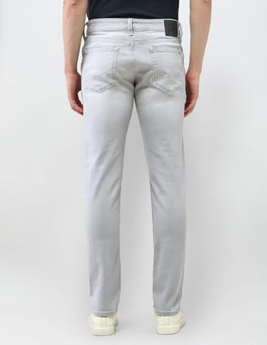 U.S. Polo Assn. Denim Co. Men's Brandon Slim Tapered Fit Light Washed Jeans