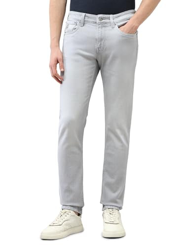 U.S. Polo Assn. Denim Co. Men's Brandon Slim Tapered Fit Light Washed Jeans