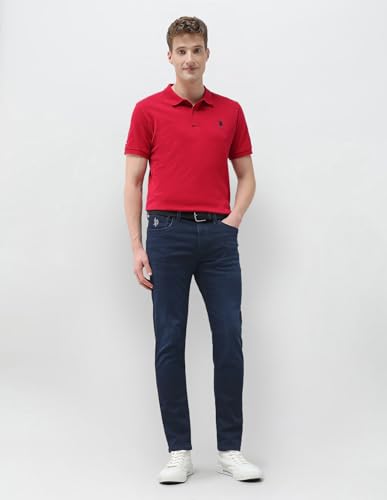 U.S. Polo Assn. Denim Co. Men's Brandon Slim-Tapered Fit Blue Jeans