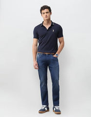 U.S. Polo Assn. Denim Co. Men's Brandon Slim Tapered Fit Blue Jeans