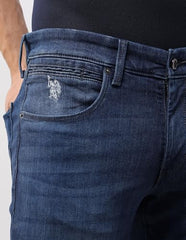 U.S. Polo Assn. Denim Co. Men's Brandon Slim Tapered Fit Blue Jeans