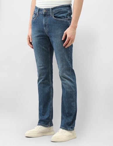 U.S. Polo Assn. Denim Co. Men's Harold Slim Straight Fit Stone Washed Jeans