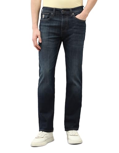 U.S. Polo Assn. Denim Co. Men's Whiskered Harold Slim Straight Fit Jeans