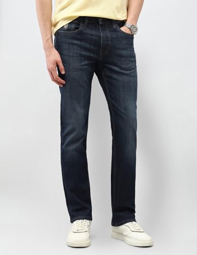 U.S. Polo Assn. Denim Co. Men's Whiskered Harold Slim Straight Fit Jeans