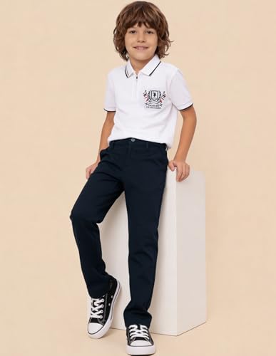 USPA Kids Boys Tartan Checked Twill Shirt (UKSHT1809_Blue_2-3 Y)