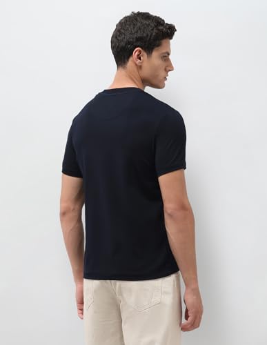 U.S.Polo Association Men's Brand Embroidered Slim Fit T-Shirt (USTSH3516_Navy_L)