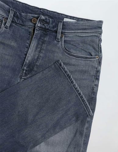 U.S. Polo Assn. Denim Co. Men's Harold Slim Straight Fit Blue Jeans (UDJEN2108_Mid Blue_34)
