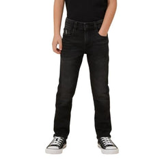 USPA Kids Boys Slim Fit Black Jeans (UKJEN812_Black_2-3 Y)