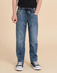 USPA Kids Boys Relaxed Fit Blue Jeans (UKJEN821_Blue_2-3 Y)