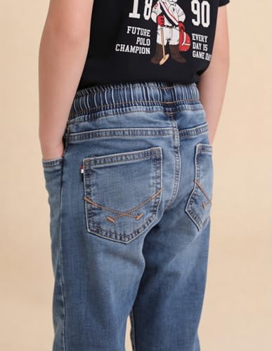 USPA Kids Boys Relaxed Fit Blue Jeans (UKJEN821_Blue_2-3 Y)