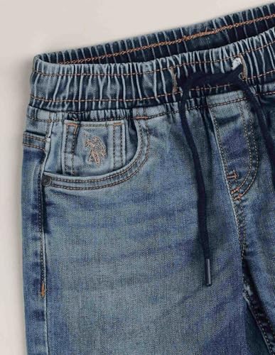 USPA Kids Boys Relaxed Fit Blue Jeans (UKJEN821_Blue_2-3 Y)