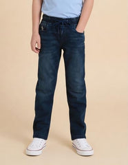 USPA Kids Boys Relaxed Fit Blue Jeans (UKJEN829_Blue_2-3 Y)