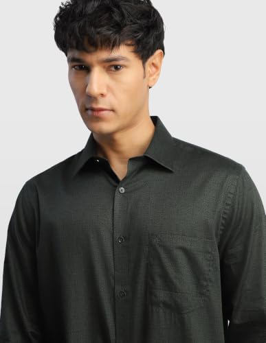 Arrow Men's All-Over Printed Satin Shirt