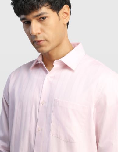 Arrow Men's Vertical Striped Liberty Classic Regular Fit Shirt