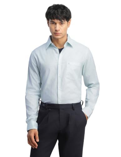 Arrow Men's Textured Geometric Liberty Classic Regular Fit Originals Shirt