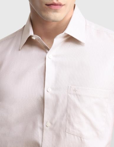 Arrow Men's Textured Geometric Liberty Classic Regular Fit Originals Shirt