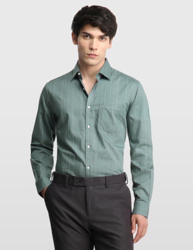 Arrow Men's Vertical Striped Liberty Classic Regular Fit Originals Shirt