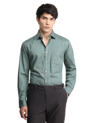 Arrow Men's Vertical Striped Liberty Classic Regular Fit Originals Shirt