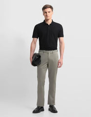 Arrow Sports Men's Hudson Regular Fit Dobby Trousers
